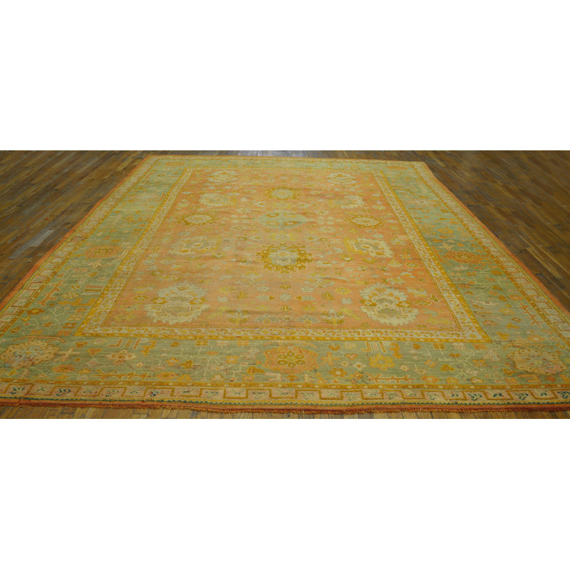 Tapis décoratif décoratif corail Oushak