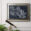 «Foliage on Navy V», impression sur toile encadrée-641342475