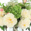 23" Spring Wreath and Centerpiece with Real-Touch Hydrangeas, Peonies and Peaches