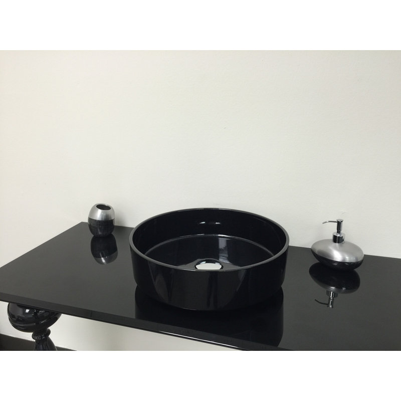 Rho 16.2'' L Bathroom Sink, Starlight White