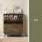 31.5" Walnut Shoe Cabinet, Mid-Century Modern Freestanding Shoe Cabinet
