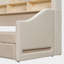 Lit de jour simple avec couchette relevable et accoudoirs à DEL-1992606533
