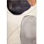 Grey-Beige Themed Abstract Patterned Creative Modern Decorative Rug-1784229503
