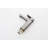 1.5/Gpm Gray Bathroom Faucet, Zinc Construction, Deck Mounted Single Lever Handle, Modern Look Appearance-124241903