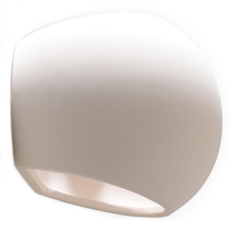 Ceramic Flush Mounted Sconce