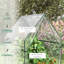 Fenra Mini Greenhouse with Durable Plastic Cover, Sturdy Steel Frame