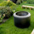 Black Stainless Steel Wood Burning Fire Pit-113941474