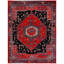 Tapis oriental rouge / noir Chavis-545791088