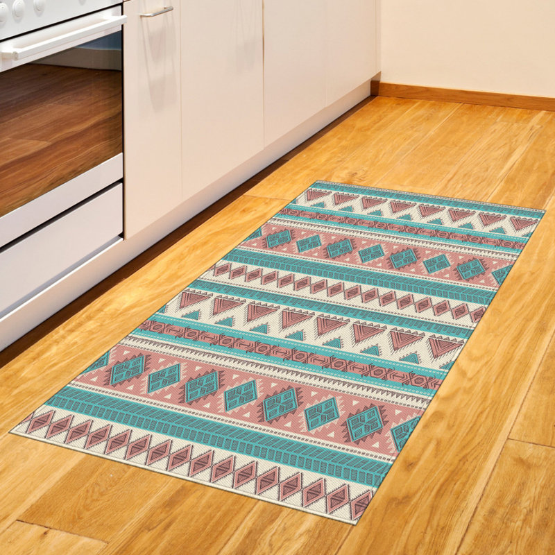 Tapis décoratif Tribal, Rectangle 2 pi 7 po x 5 pi