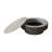 Modern Grey Round Coffee Table 39.37", Solid Wood Veneer With Storage | Gift Idea