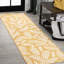 Tapis intérieur / extérieur jaune / crème Crossreagh Nevis-73698960