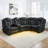 Theater Style Motion 5 seater sofa with Adjustable Headrest-1249953570