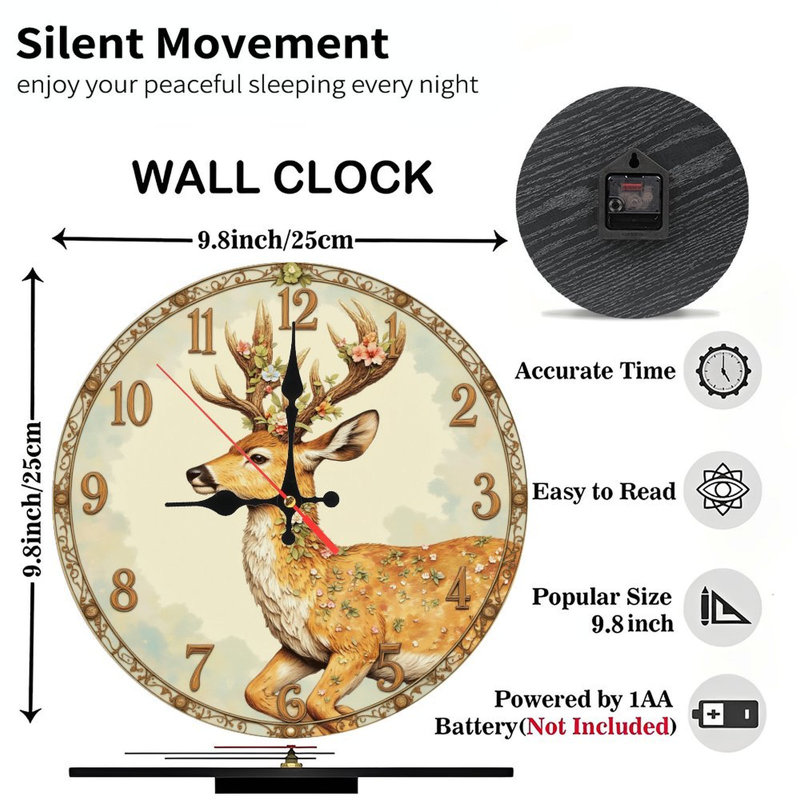 Horloge florale