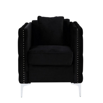 Curie Velvet Armchair