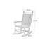 Chaise berçante en bois massif