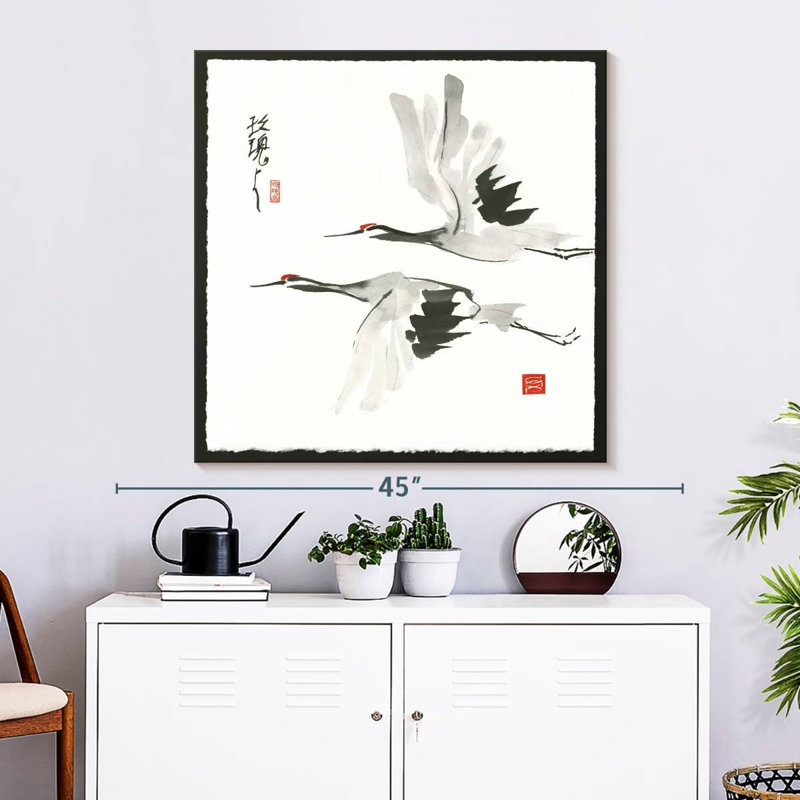 Brampt Zen Crane, 33" H x 33" W