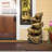 Gluck Outdoor Weather Resistant Tabletop Fountain with Light