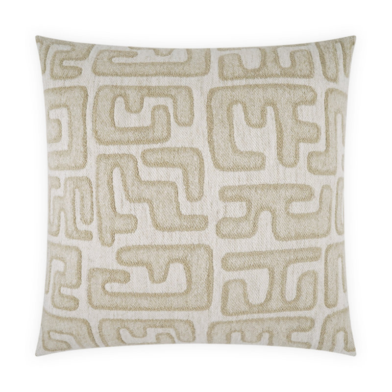 Bantu Square Pillow Cover & Insert, Linen, Square 24"