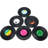 Vinyl Round 6 Piece Coaster Set