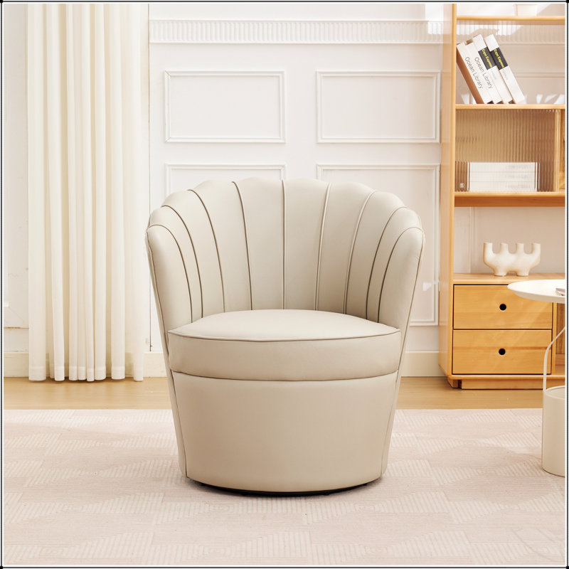 Chaise de bureau Petal, Crème