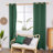 Thermal Insulated Room Darkening Grommet Curtain Panels (Set of 4)-106667167-106667151
