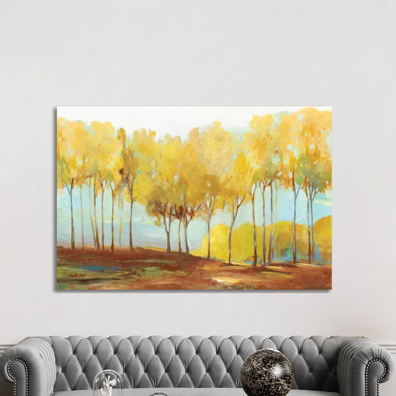 Trees by Allison Pearce - Painting on Canvas, 66.04 cm H x 45.72 cm W x 3.175 cm D, Wrapped Canvas