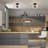 Adia Glass Semi Flush Mount