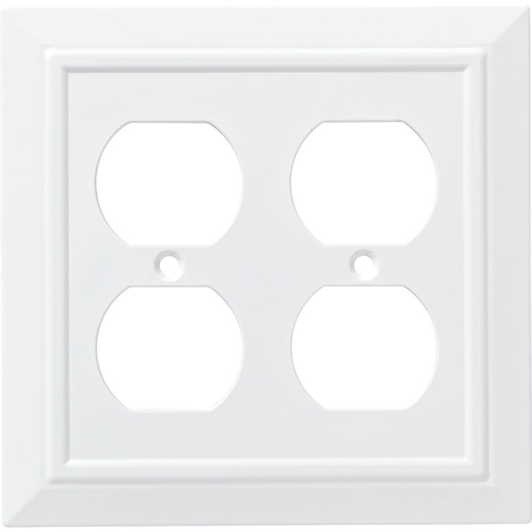 Classic Architecture 2-Gang Duplex Outlet Wall Plate