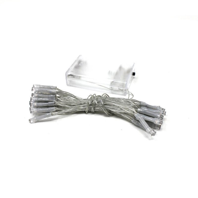 30 Light LED Battery String Light, Red