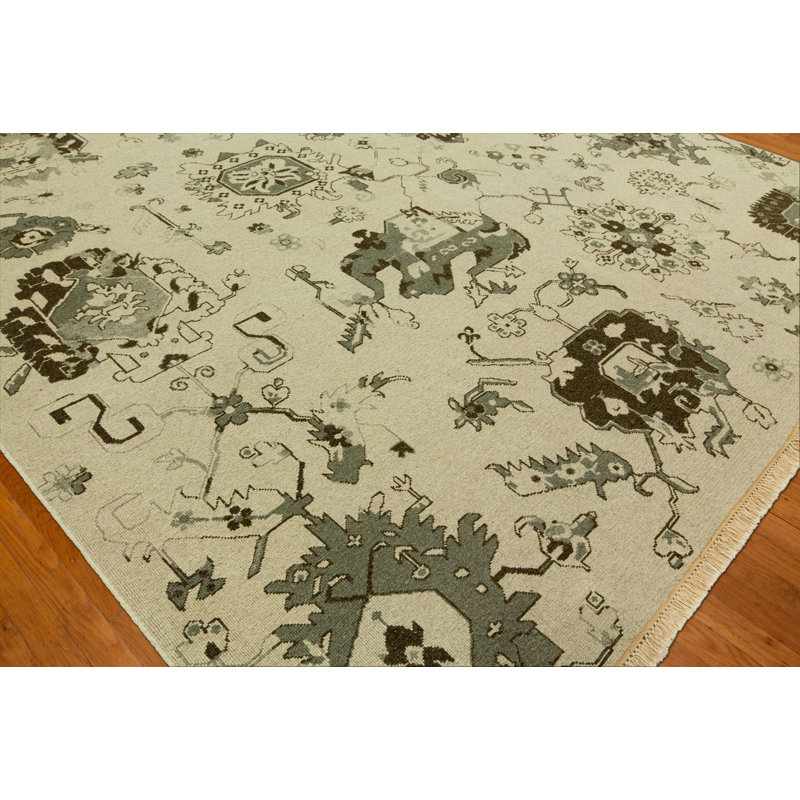 Tapis de l’aire ivoire laine Dominique, Rectangle 2 pi x 3 pi