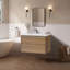 Meuble-lavabo mural simple avec comptoir et lavabos-970381552