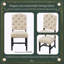 Ensemble de chaises de salle à manger et de salon de style rétro avec 4 chaises rembourrées-1156736618-1156736599-1156736619