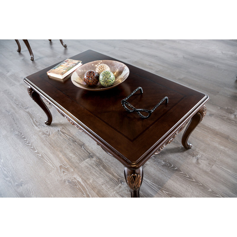 Table basse rectangulaire de style traditionnel 1Pc