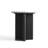 Anisur Wood Round End Table with Terrazzo Top