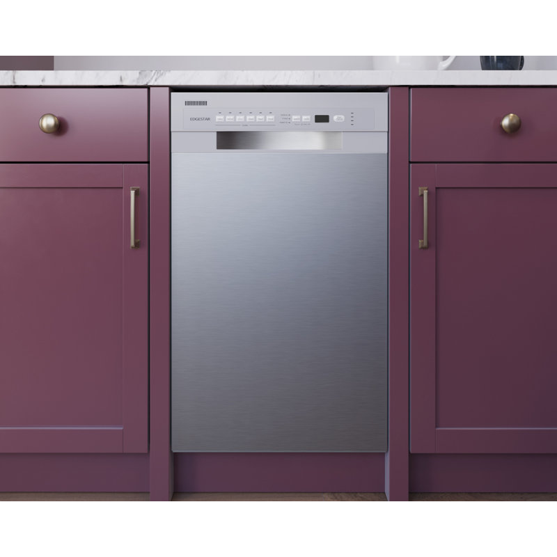 18" 52 dBA Built-In Full Console Dishwasher, Stainless Steel