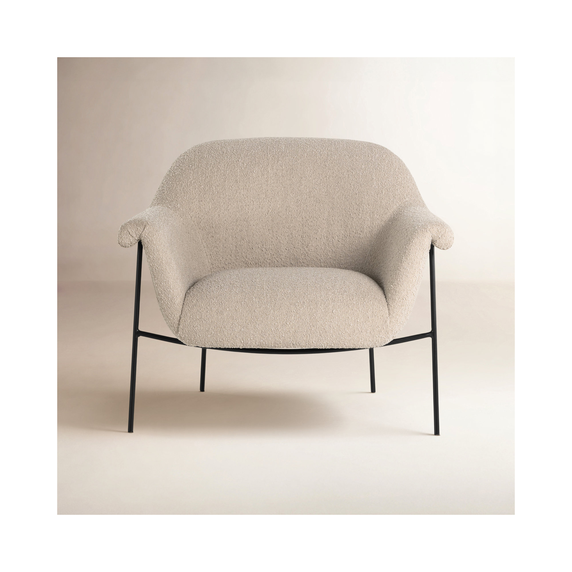 Mythos Upholstered Armchair, Knoll Sand