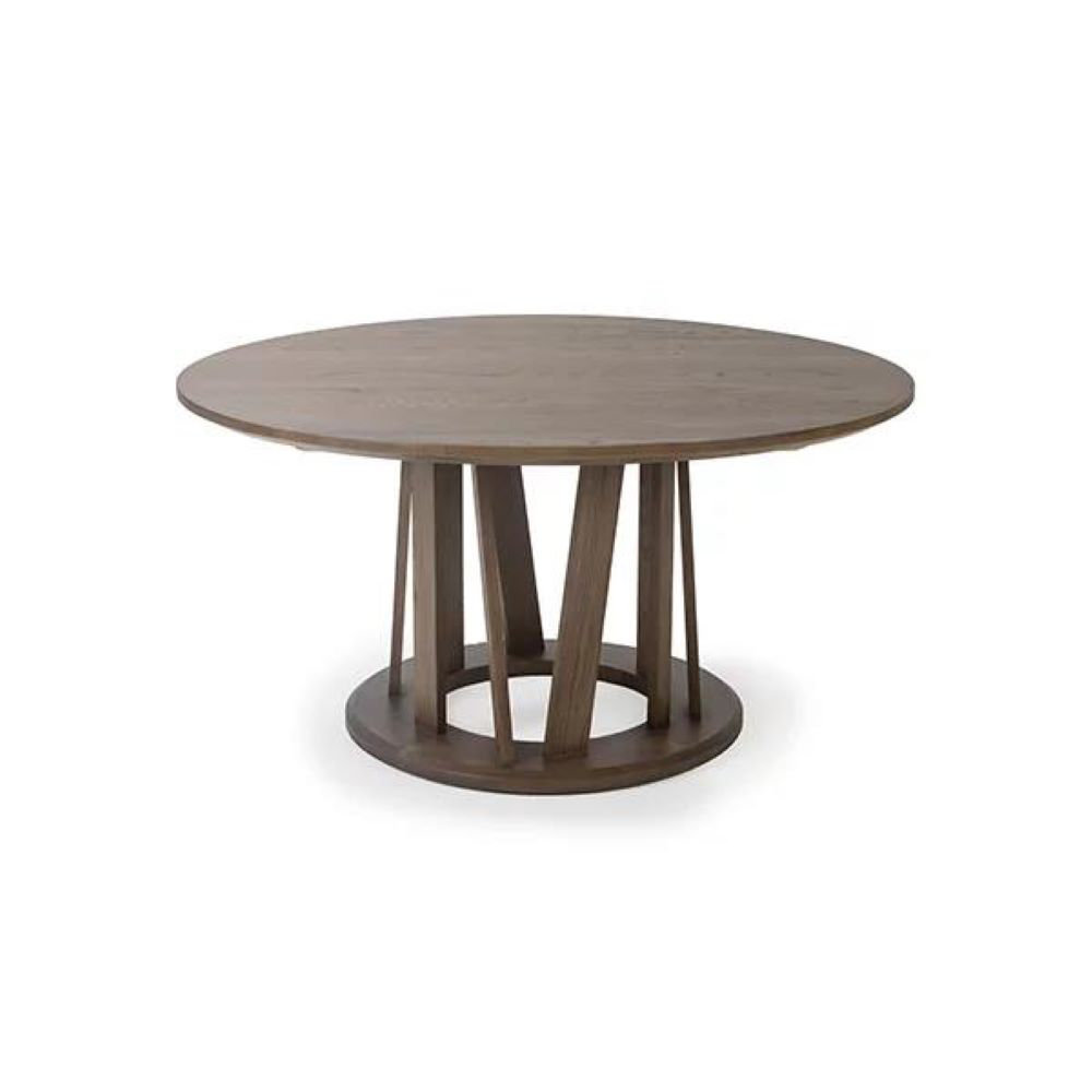 Maria Yee Dune Round Solid Wood Dining Table Wayfair