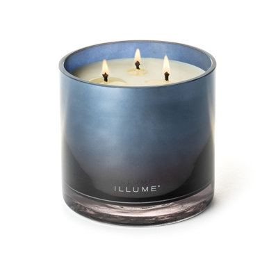 ILLUME Beautifully Done Baltic Glass Candle, Hidden Lake