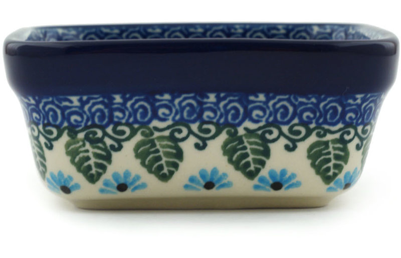 Forget Me Not Stoneware Rice Bowl