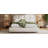 Linden Modern Minimalist Linen Upholstered Bed with Curved Headboard and Solid Wood Legs-1981640388