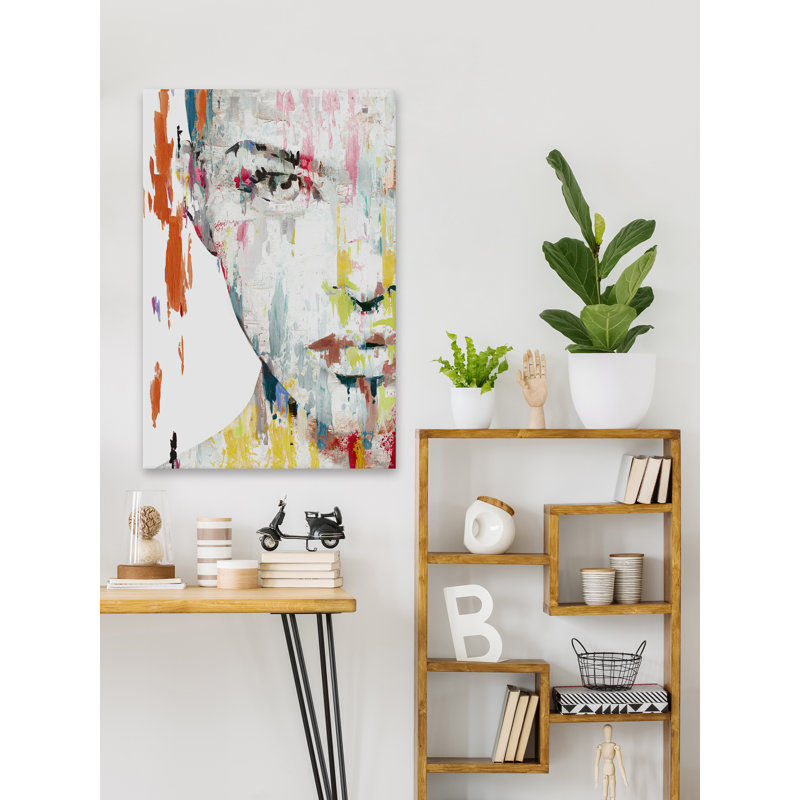 Unblinking Eyes by Parvez Taj - Wrapped Canvas Painting, 152 cm H x 101 cm W