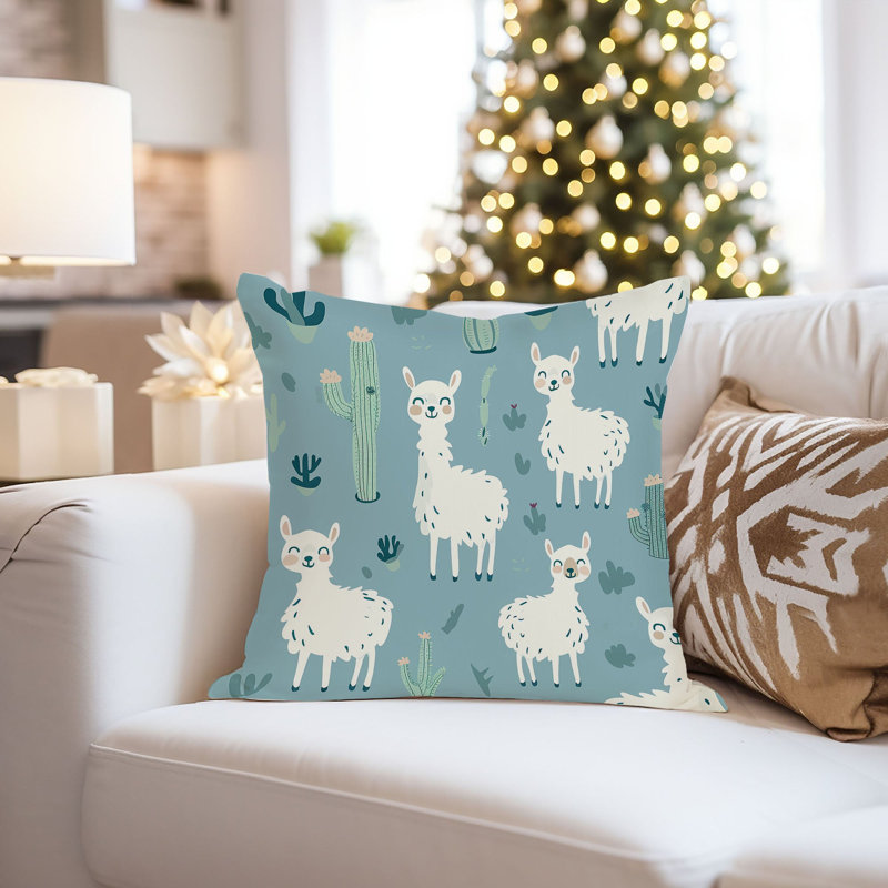 Animals Llama Pattern I Modern