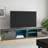 Asbury 15.75" Modern TV Stand with LED Lighting, High Gloss Finish-1646106172