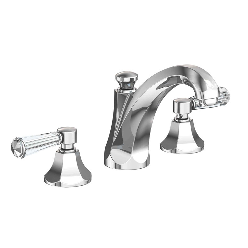 Metropole Widespread Bathroom Faucet with Drain Asssembly, Polished Chrome