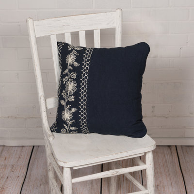 Cambria Floral Cotton Reversible Pillow Cover