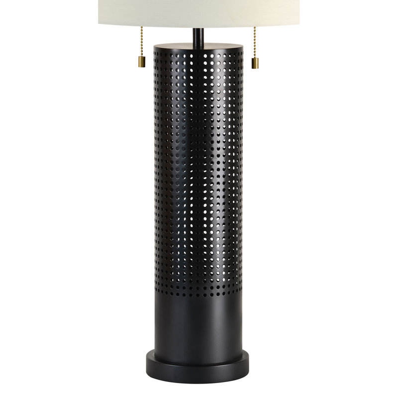 Lampe de table noire 30 po Bethia