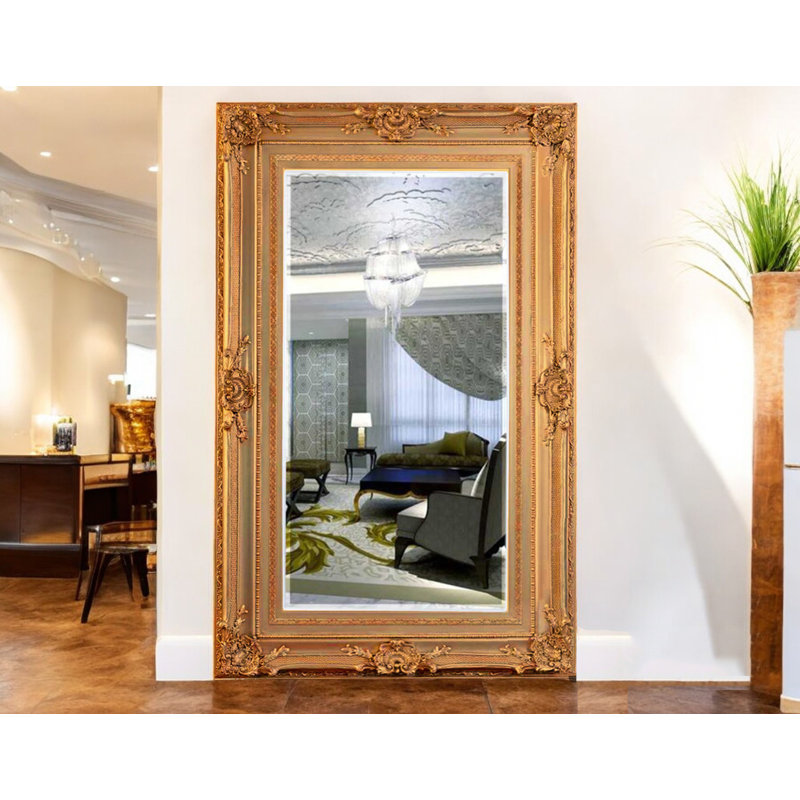 Infinity Rectangle Solid Wood Beveled Mirror
