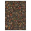 Tapis d'intérieur à motif floral lavable à la machine avec envers antidérapant Ammons Veridia-1361495452