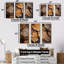 Leaves Autumn Sunlight Harmony VI - Ensemble de décorations murales feuilles-107748348-107748353