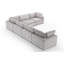 Canapé modulaire rembourré avec coussins Nuccio-131635746